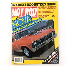 Hot Rod Magazine March 1982 - Engine Blueprinting, Chevy Nova, Hood Scoops