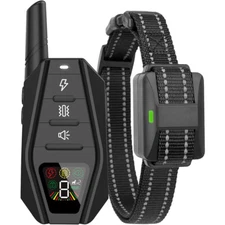 3300 FT Remote Dog Shock Training Collar Rechargeable Waterproof LCD Pet Trainer