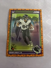2024 Score Halloween Orange Pumpkins #21 Isaiah Likely Baltimore Ravens