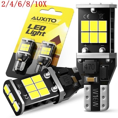 912 921 T15 LED Bulb For Car Backup Reverse Light Bright White Canbus W16W 2/10x