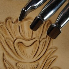 Stainless Steel Barry King - Smooth Extra Steep Angle Beveler Set (Leather Tools