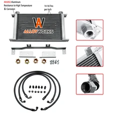 Transmission Cooler+Line Hose Fits 2001-2005 Chevy Silverado Sierra 6.6L Duramax