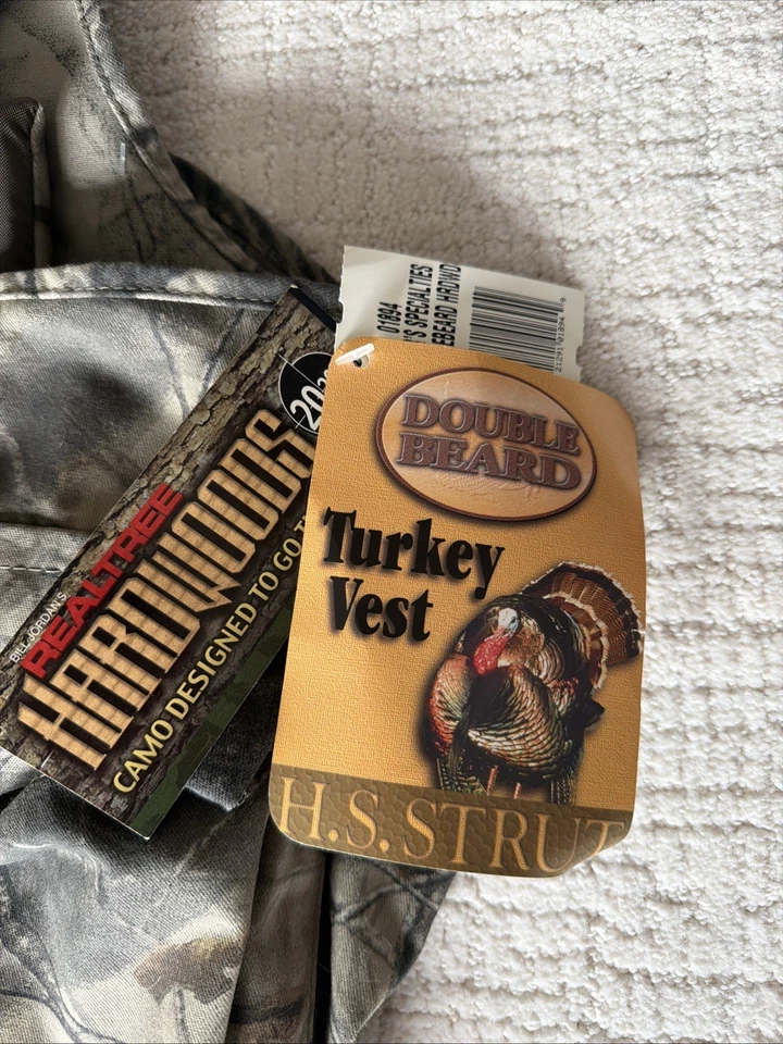 H.S. Strut Turkey Vest Real Tree Hardwoods With Built In Cushion NWT - Image 2 of 4