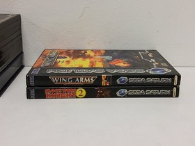 7 x Sega Saturn Game Joblot - Doom Virtua Fighter Clockwork Knight Wing Arms 48