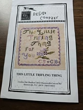 Little By Little Design Co. Cross Stitch Pattern Leaflet "Triffling Things"