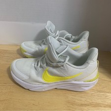 Nike Kid's Star Runner 4 GS Summit White Opti Yellow Sneakers DX7615 101 Size 4Y