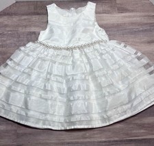 Beautiful Fancy White American Princess Dress 24 Months Baptism Wedding