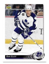 DAVE ELLETT 1992-93 UPPER DECK CARD NEAR MINT CONDITION