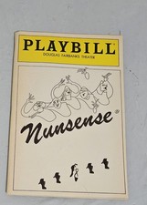 Nunsense Playbill Aug 1987 Anderson, Clark, Hudson