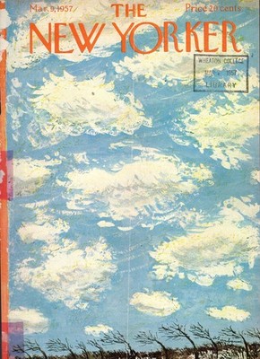 1957 New Yorker March 9 Windy, Cloudy Day - Birnbaum; Picasso profile; Auden