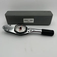 Sturtevant Richmont MD600-1 Dial Torque Wrench 600 in-lb w/ Case USA Made