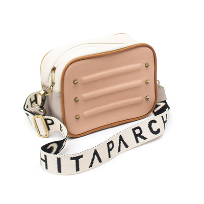 PARCHITA Nuba Crossbody bag for women - Bandolera Nuba Nude