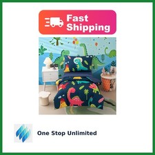 Dozrmey Cartoon Dinosaur Toddler Bedding Set for Boys, 4 Pieces Soft Crib Bed...