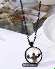 Horror Green Glow-in-the-Dark Figure Necklace Charm Fantasy Cosplay Luminous New