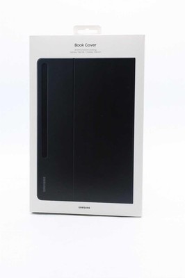 Samsung Galaxy Tab S7+/S7 FE Book Cover Black, Tablet-Hülle, mit Stiftfach