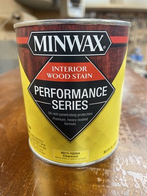 New Quart Minwax Interior Wood Stain Color 6511 Charcoal Performance Series