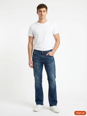 Vintage Levi's Jeans  Heren  maat W34 / L28 Blauw