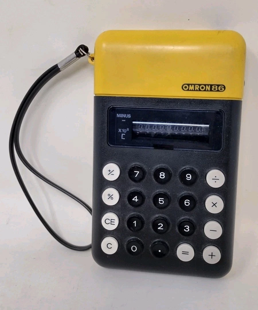Calculatrice Omron 10SR 1976 Vintage - Très Rare, Excellente état, Fonctionnelle