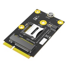 2 in 1 Mini PCIE to TF Card USB2.0 Replacement M.2 Key M Adapter for PC