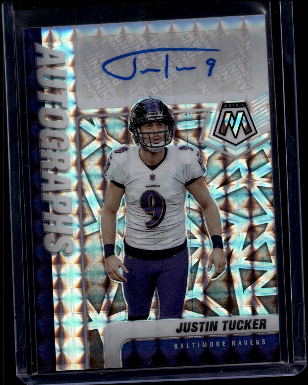 2021 Panini Mosaic Justin Tucker #A-JT Auto