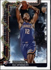 2025-26 Topps Basketball Holiday Thomas Sorber #H175 RC Oklahoma City Thunder