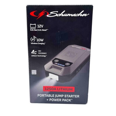 Schumacher SL1673 1250A Lithium Portable Jump Starter Power Pack