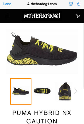 PUMA Hybrid NX Caution Size 10.5