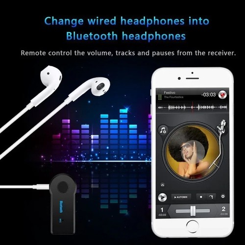 Wireless Bluetooth 3.5mm AUX Audio Stereo Music Car Receiver Adapter A2DP - 第 13/19 張圖片