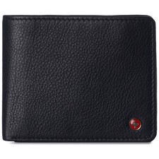 Alpine Swiss Wallet for Men Nolan Commuter Bifold Dual ID Windows for License
