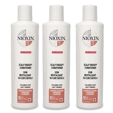 NIOXIN System 3 Scalp Therapy Conditioner 10.1oz Pack of 3