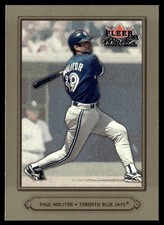 2002 Fleer Fall Classic Paul Molitor Toronto Blue Jays #7