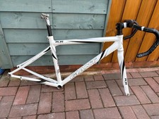 GIANT TCR COMPACT ROAD BIKE RIM BRAKE FRAMESET SIZE S IN LOVELY CONDITION