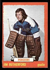 1973-74 Topps Jim Rutherford #59 - Pittsburgh Penguins