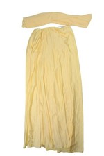Show Me Your Mumu Tinsley Tube Dress in Pale Yellow Luxe Satin
