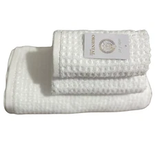 Oriental Luxury 3 Piece Towel Set1 Bath Towel1 Hand Towel1 Washcloth-100 Turk...