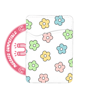 abbyrose Flower Power MagSafe Porte Carte Poche pour iPhone 12 13 14 15 16 Pro - Photo 1 sur 1