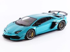AUTOart 1/18 Lamborghini Aventador SVJ Turquoise Blue