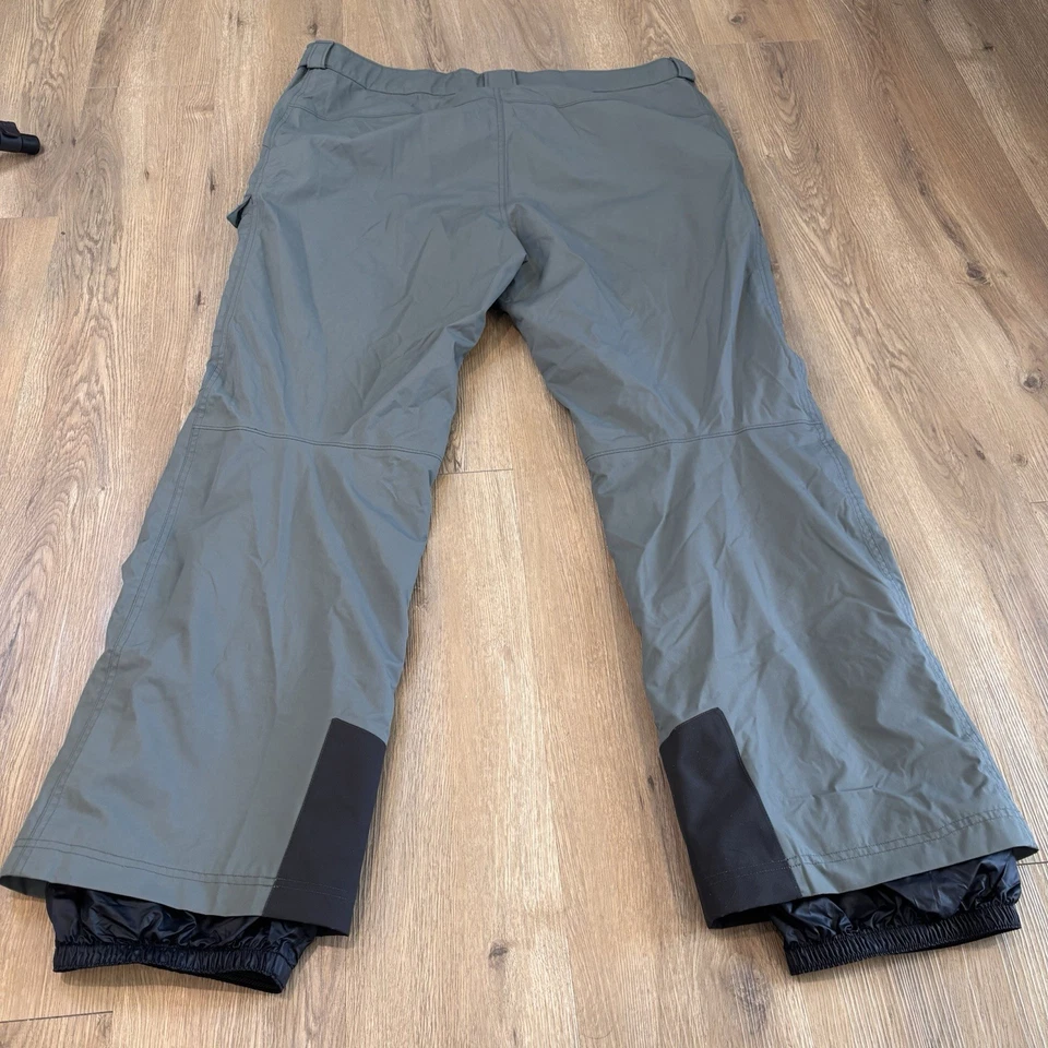 Mountain Hardwear Hombres RECCO Impermeable Forrado Snowboard Esquí Pantalones Verde 2XL Foto 2 de 4