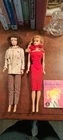 Two Vintage Dolls One Barbie One Midge & A Barbie & Ken 1961 Booklet.