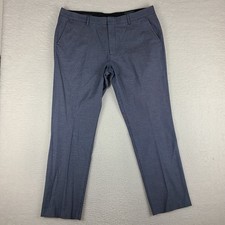 BONOBOS Pants Mens 40x32 Blue Wednesday Slim Straight Trousers Dress Slacks