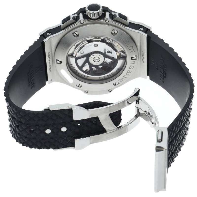HUBLOT Big Bang Chronograph Steel Ceramic 44mm 301.SB.131.RX Stainless Steel... image 5