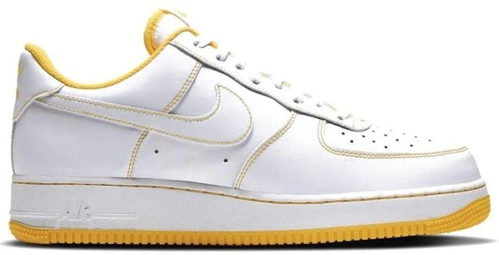 Nike Air Force 1 '07 Contrast Stitch - White Laser Orange for Sale