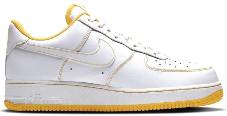 Nike Air Force 1 '07 Contrast Stitch - White Laser Orange for Sale