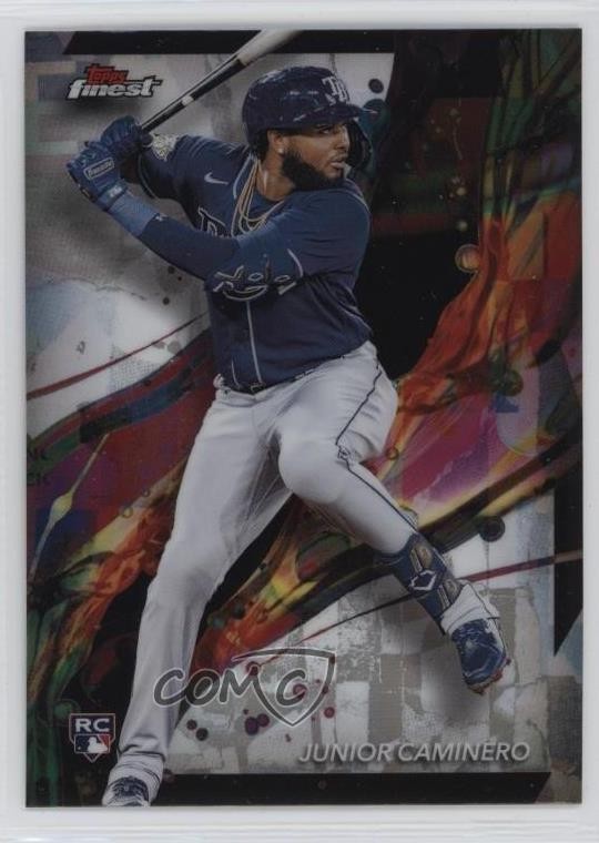 2024 Topps Finest Common Refractor Junior Caminero #24 4k8