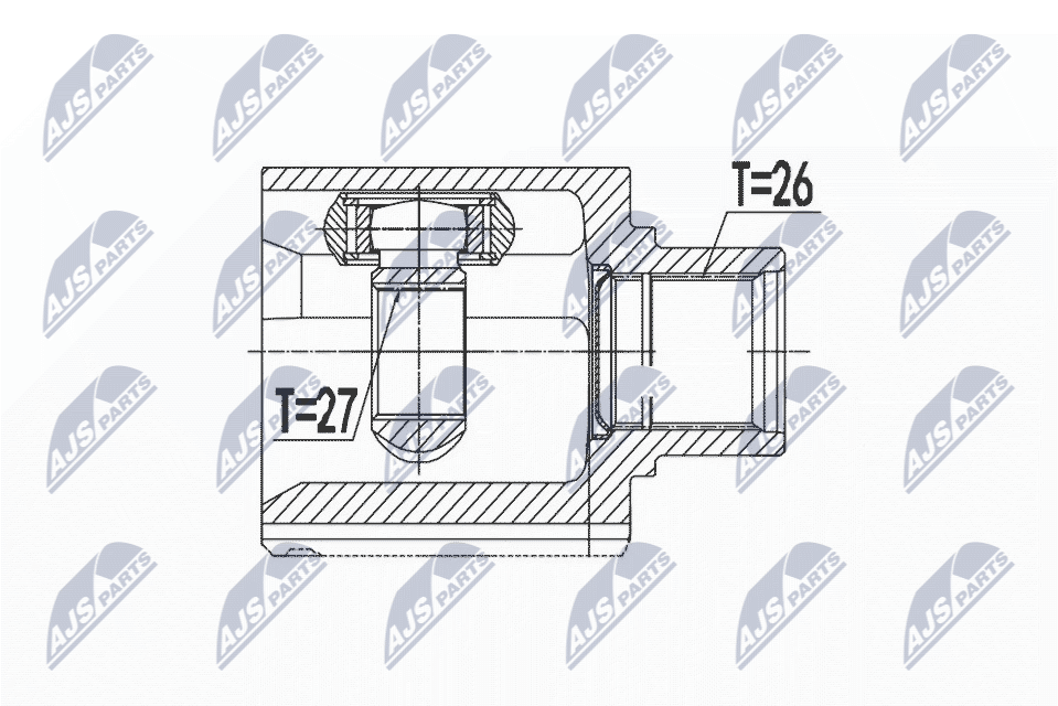 N.T.Y. NPW-VW-076.NTY Joint Kit, drive shaft for VW - Image 12