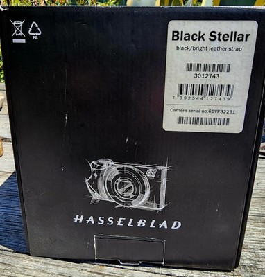 Hasselblad Digital Black Stellar Special Edition Camera Original Packaging