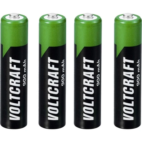 VOLTCRAFT VC-16026040 Micro (AAA)-Akku NiMH 900 mAh 1.2 V 4 St.
