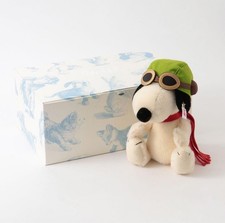 Steiff SNOOPY Flying Ace Japan 1500 Limited 2017 Peanuts Plush Doll w/Box