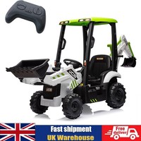 12V Electric Kid Ride on Tractor Car Excavator Digger Toy With Remote Control