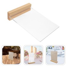 3 Pcs Menu Holders for Tables Acrylic Sign Restaurant Stand Picture